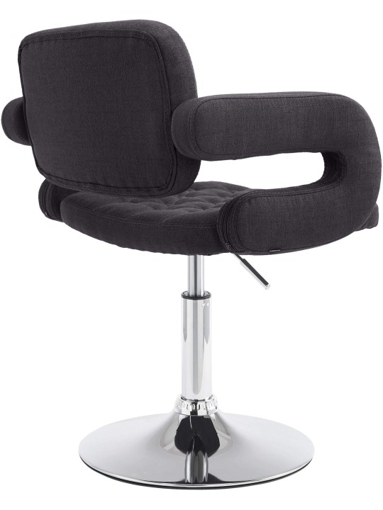 Liggestol Dublin stof, sort