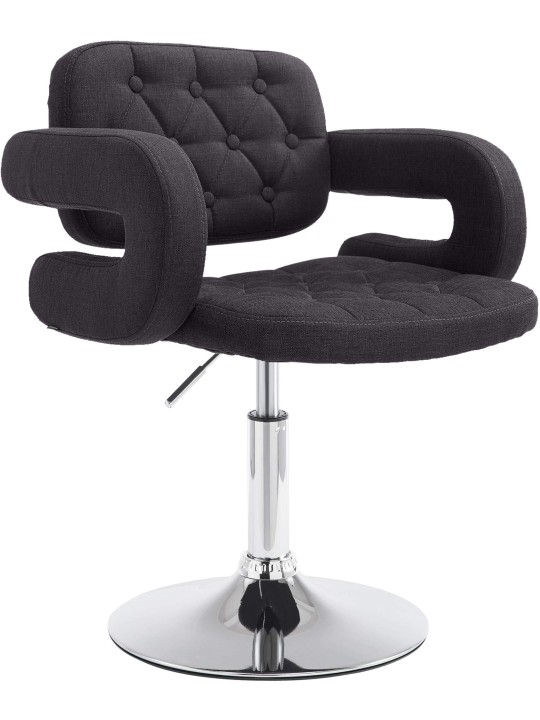 Liggestol Dublin stof, sort