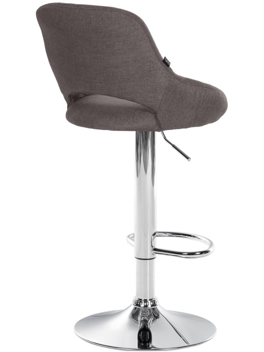 Sæt med 2 barstole Milet stof C, mørkegrå