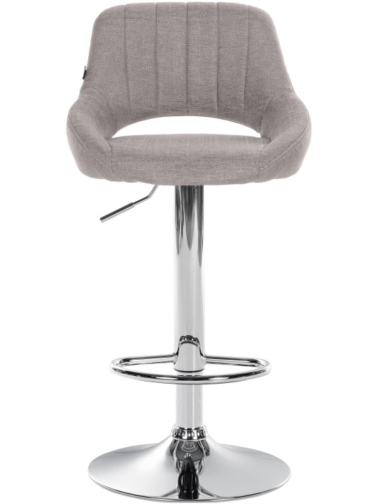 Sæt med 2 barstole Milet stof C, grå Sæt med 2 barstole Milet stof C, grå