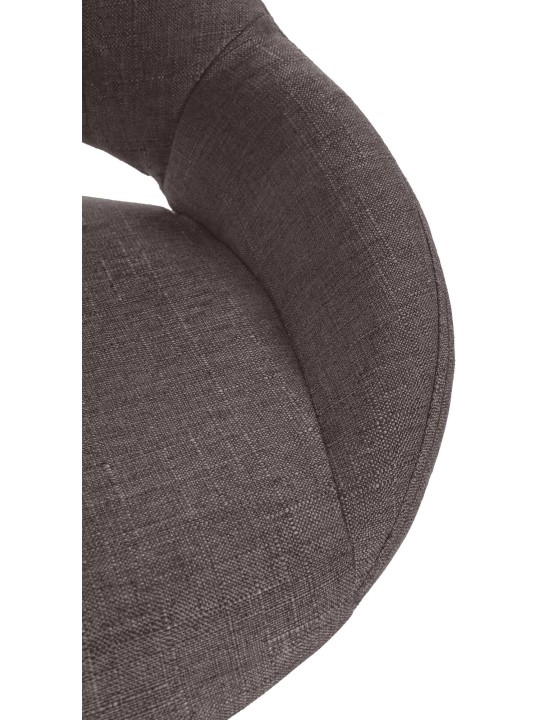 Sæt med 2 barstole Milet stof B, mørkegrå