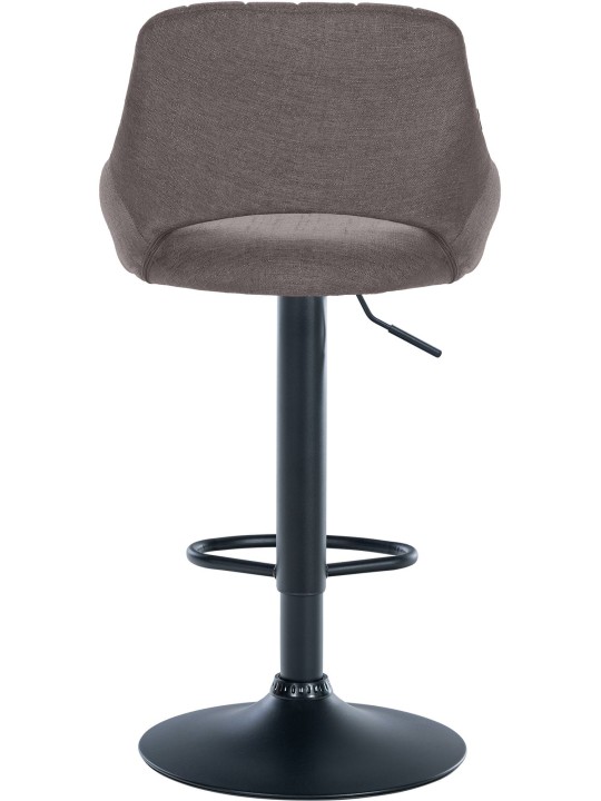 Sæt med 2 barstole Milet stof B, mørkegrå