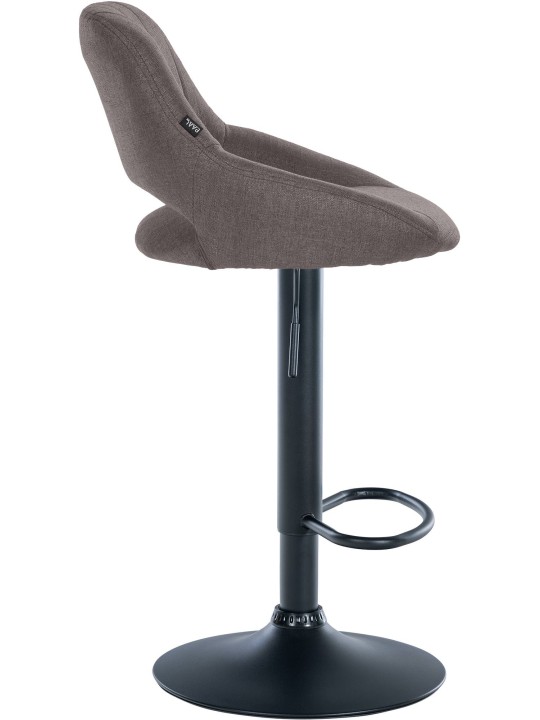 Sæt med 2 barstole Milet stof B, mørkegrå