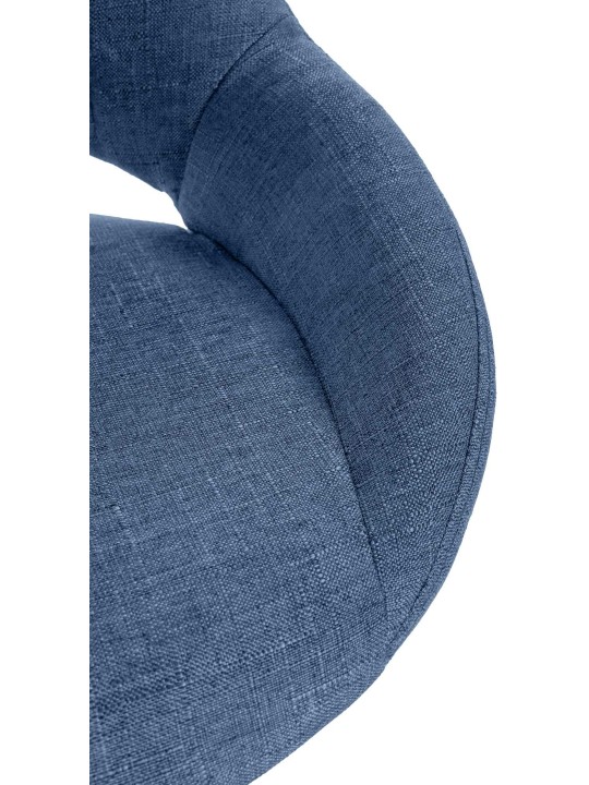 Sæt med 2 barstole Milet stof B, blå