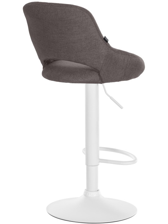 Sæt med 2 barstole Milet stof W, mørkegrå