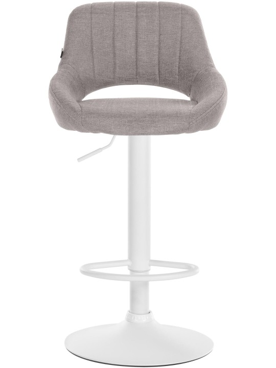 Sæt med 2 barstole Milet stof W, grå