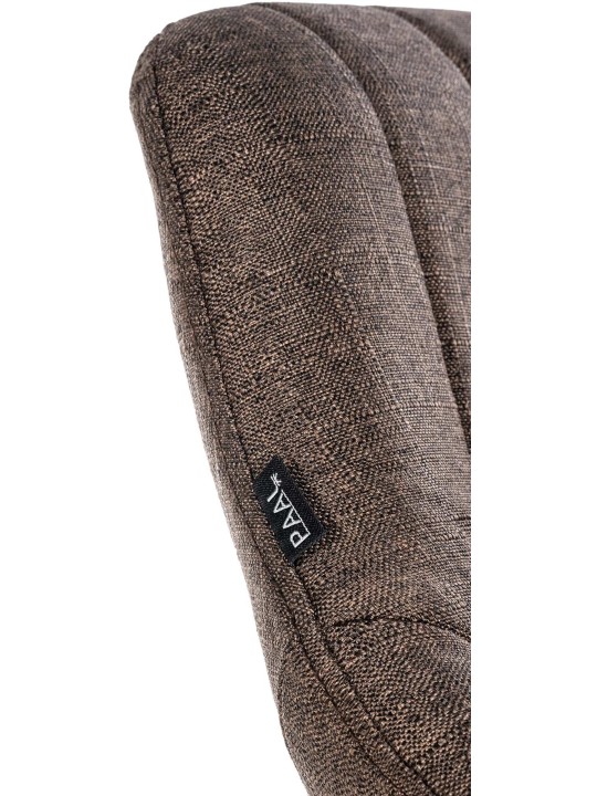 Sæt med 2 barstole Milet stof W, brun