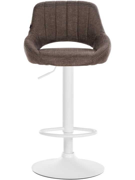 Sæt med 2 barstole Milet stof W, brun