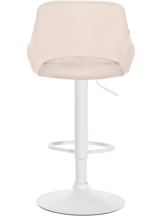 Sæt med 2 barstole Milet stof W, creme