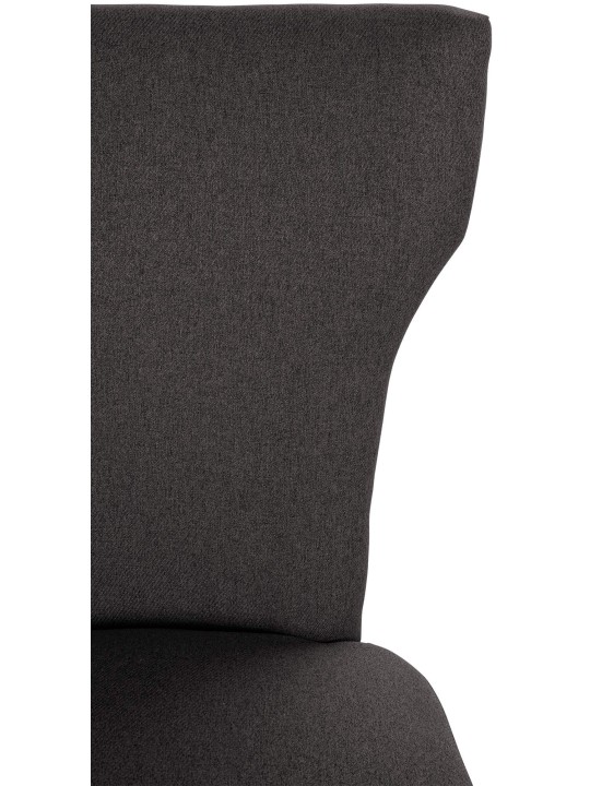 Sæt med 2 spisestuestole Zadar stof antik-mørk, mørkegrå Sæt med 2 spisestuestole Zadar stof antik-mørk, mørkegrå