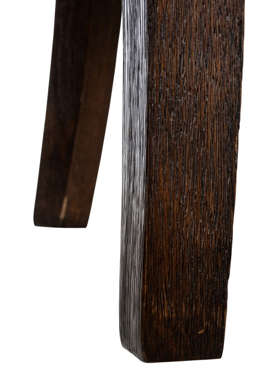 Sæt med 2 spisestuestole Zadar stof antik-mørk, creme Sæt med 2 spisestuestole Zadar stof antik-mørk, creme