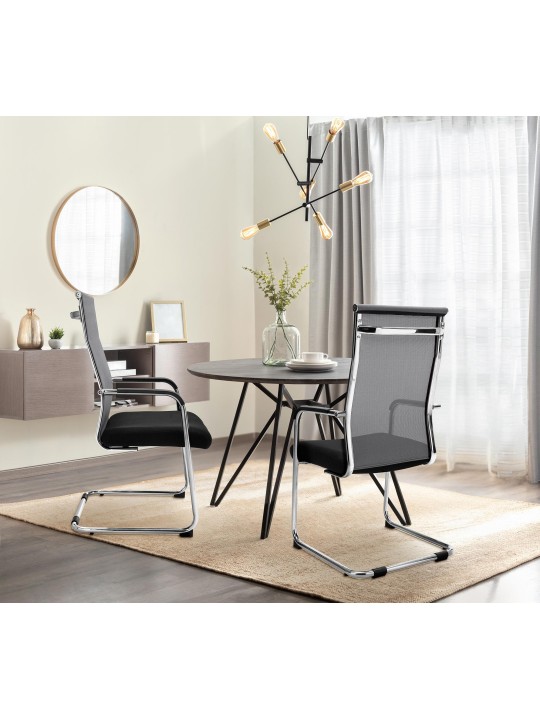 Besøgsstol Brenda, grå