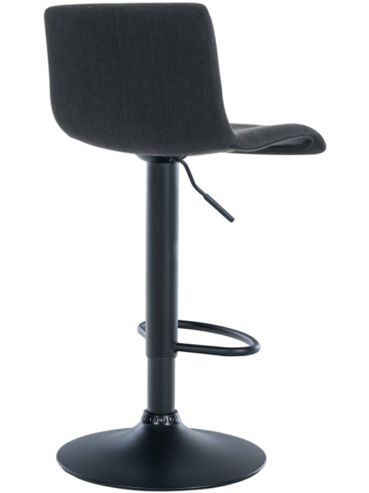 Barstol Hoover stof B, sort