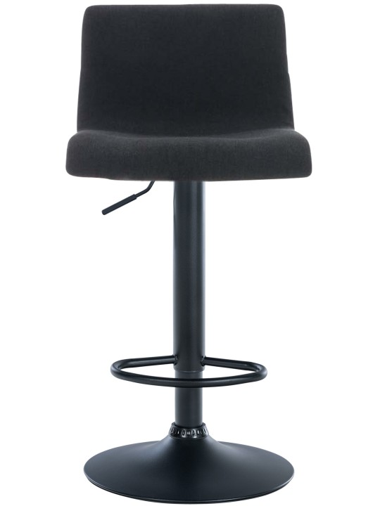 Barstol Hoover stof B, sort