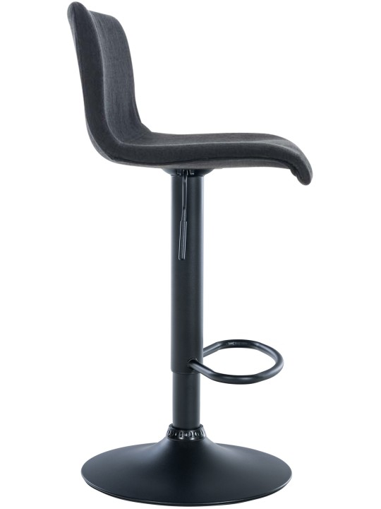 Barstol Hoover stof B, sort