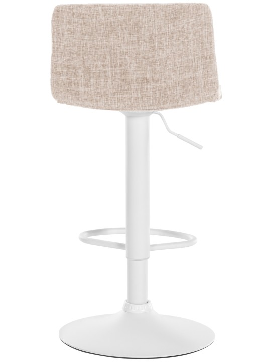 Barstol Hoover stof W, creme