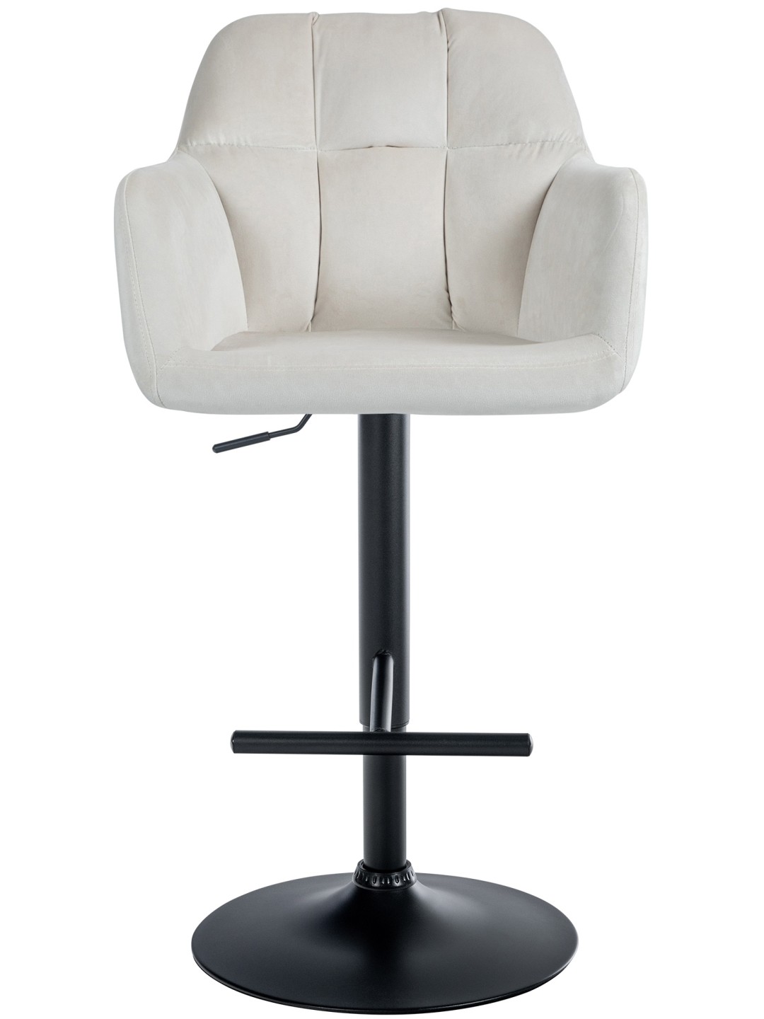 Barstol Natoma velvet, creme