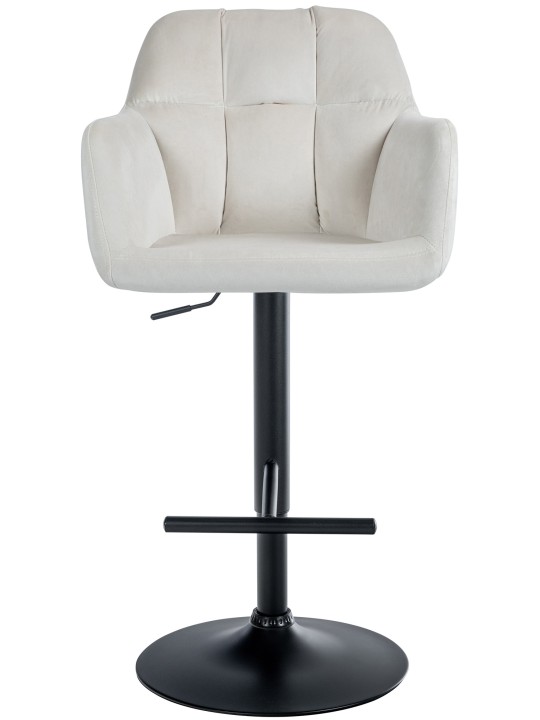 Barstol Natoma velvet, creme