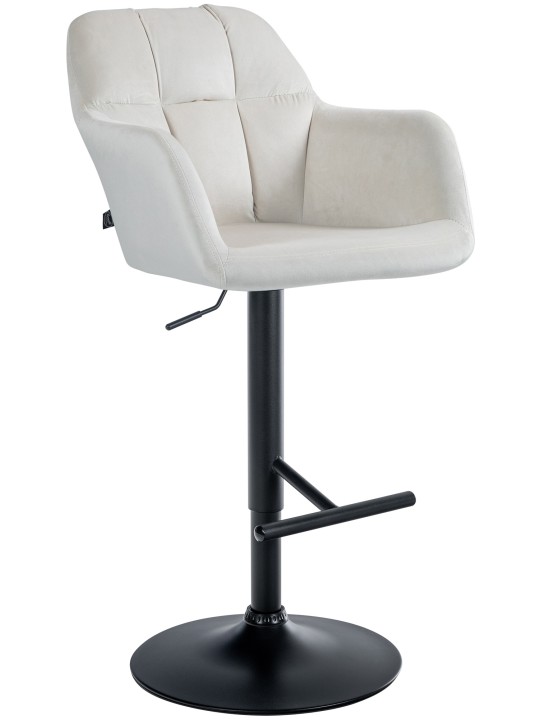 Barstol Natoma velvet, creme