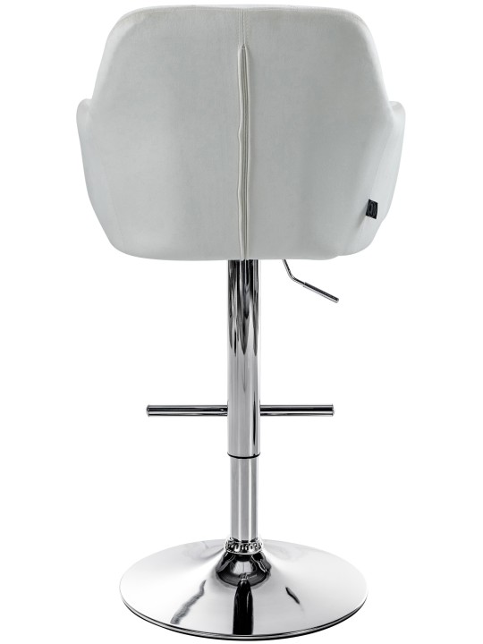 Barstol Natoma fløjlskrom, creme