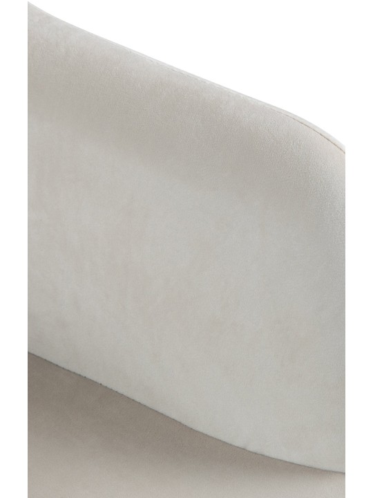 Barstol Natoma fløjlskrom, creme