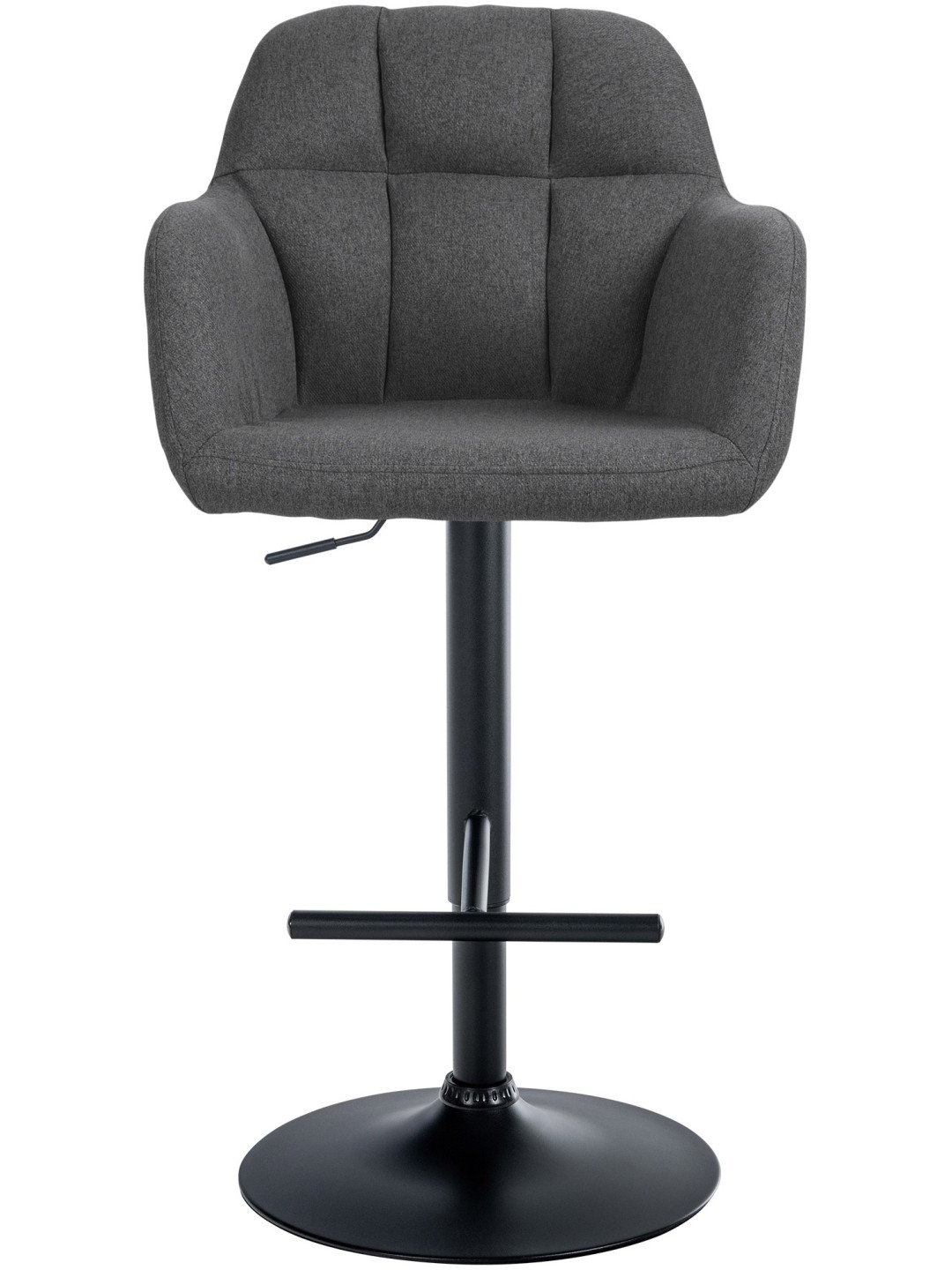 Barstol Natoma stof, mørkegrå