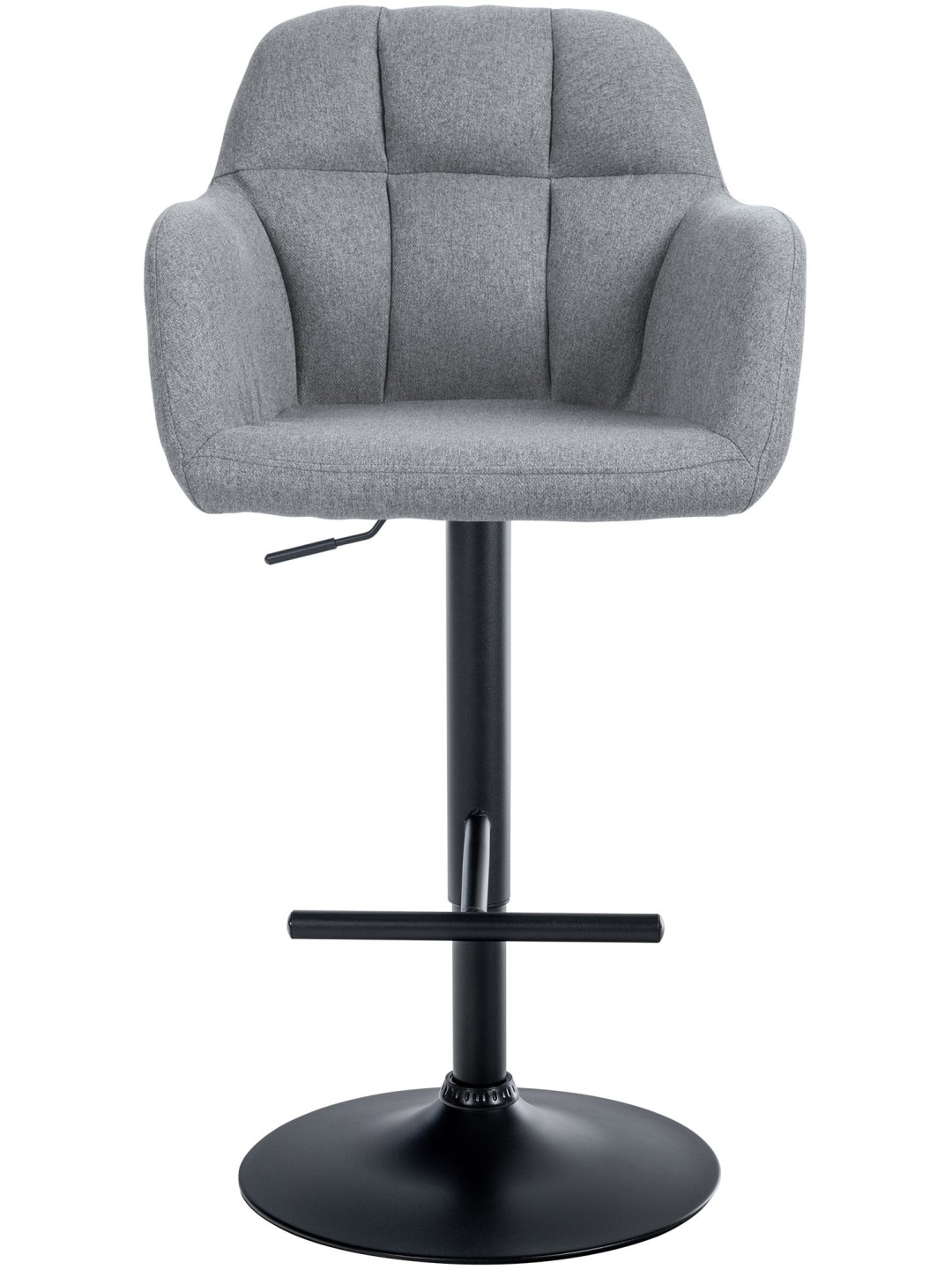 Barstol Natoma stof, grå