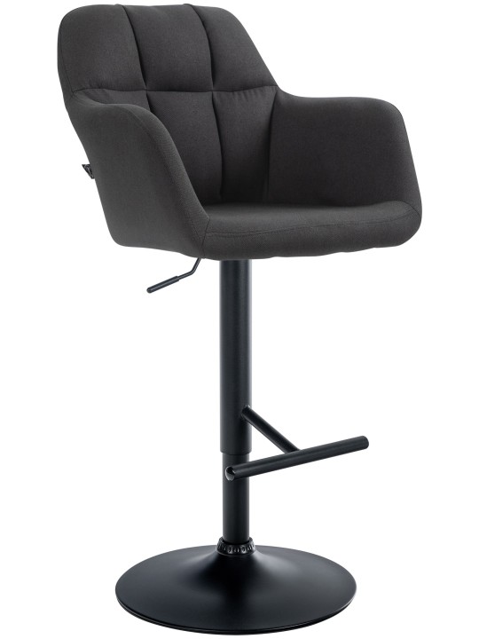 Barstol Natoma stof, sort