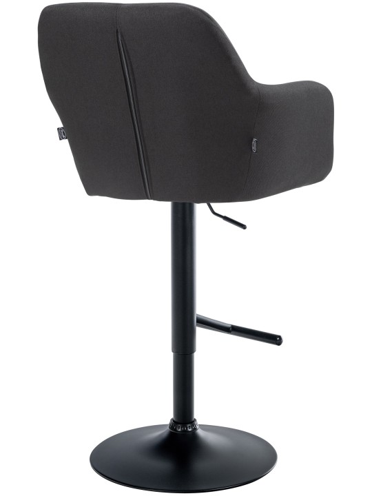 Barstol Natoma stof, sort