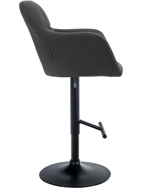 Barstol Natoma stof, sort