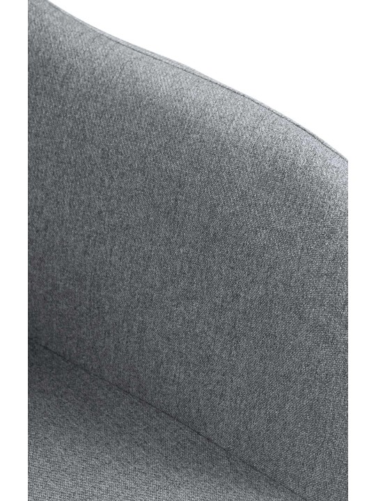 Barstol Natoma stof krom, grå Barstol Natoma stof krom, grå