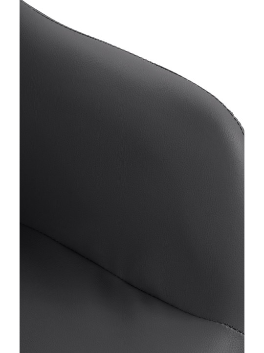 Barstol Natoma imiteret læder, sort