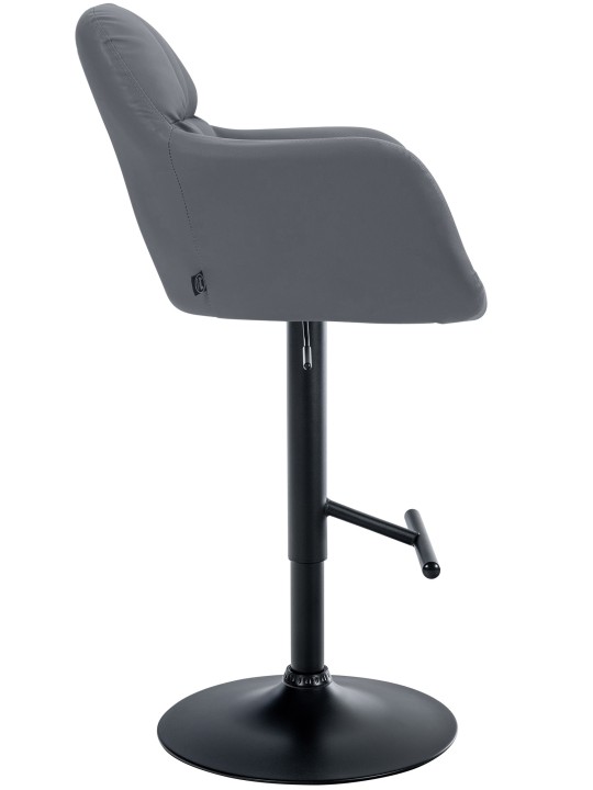 Barstol Natoma imiteret læder, grå Barstol Natoma imiteret læder, grå