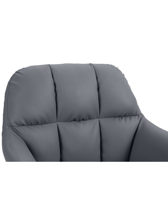 Barstol Natoma imiteret læder, grå Barstol Natoma imiteret læder, grå