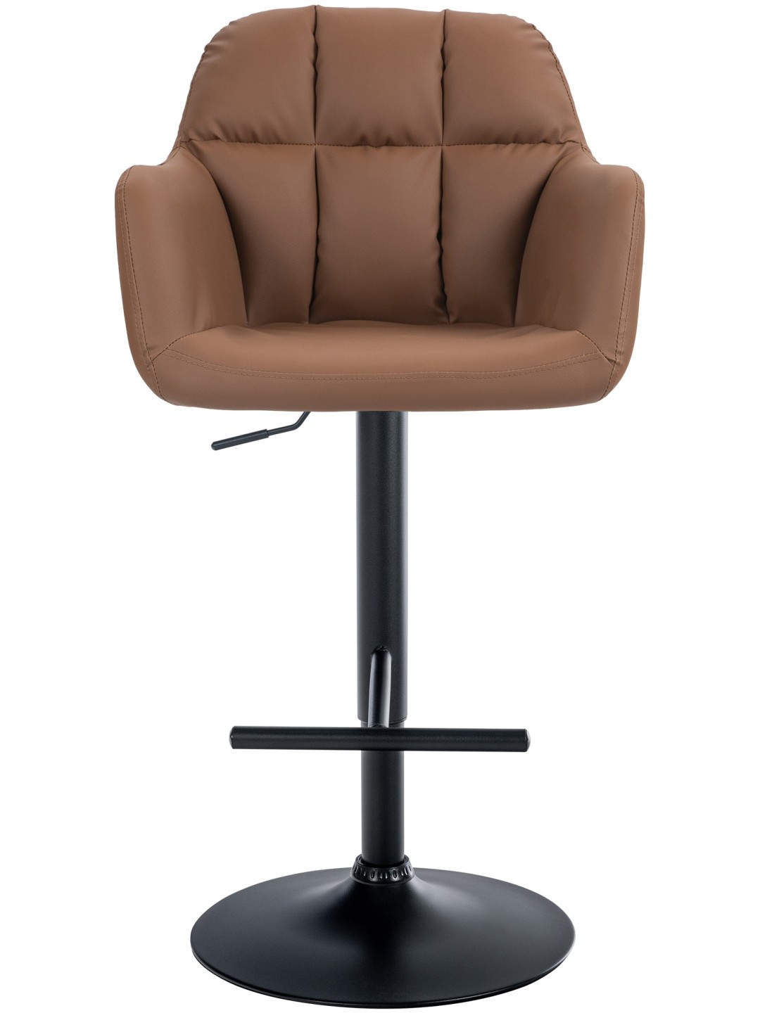 Barstol Natoma imiteret læder, lysebrun