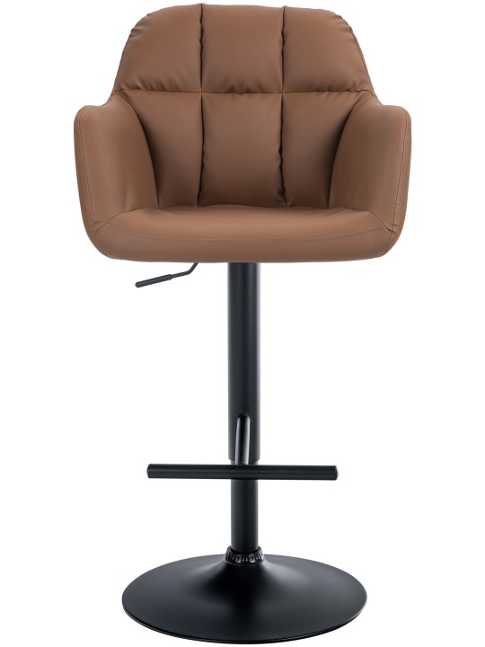 Barstol Natoma imiteret læder, lysebrun