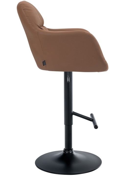 Barstol Natoma imiteret læder, lysebrun