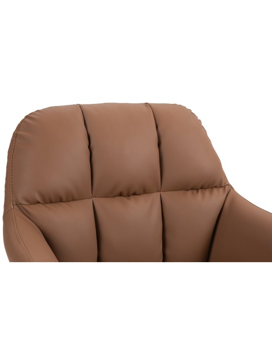 Barstol Natoma imiteret læder, lysebrun