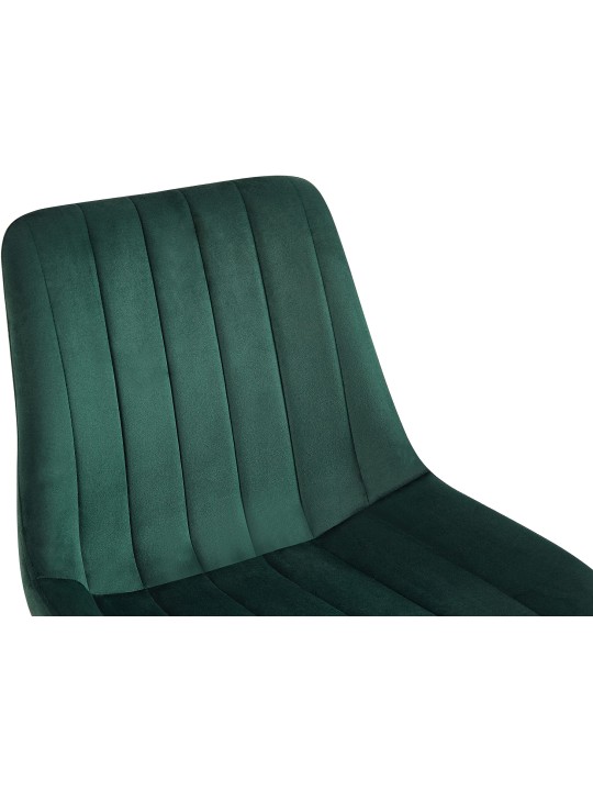 Sæt med 2 stole Rahden velvet, grøn