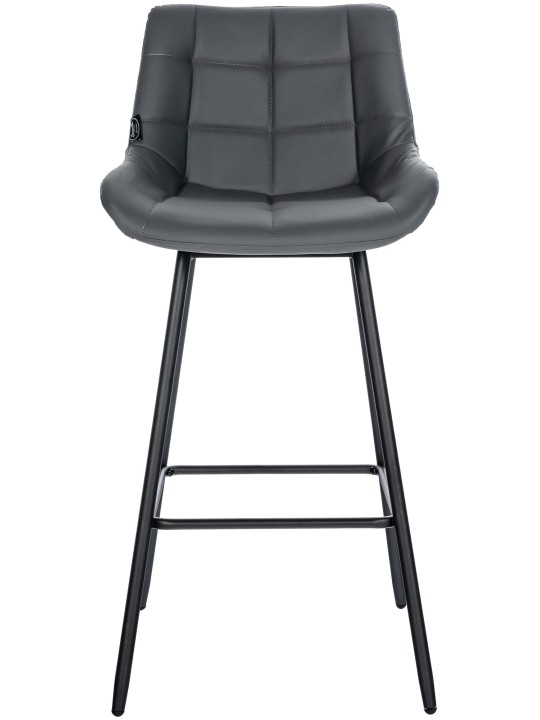 Barstol Weston imiteret læder, grå Barstol Weston imiteret læder, grå