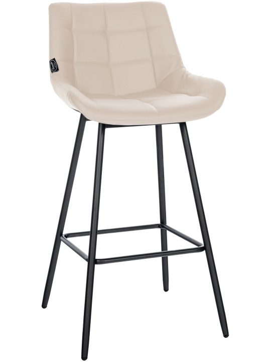 Barstol Weston imiteret læder, creme