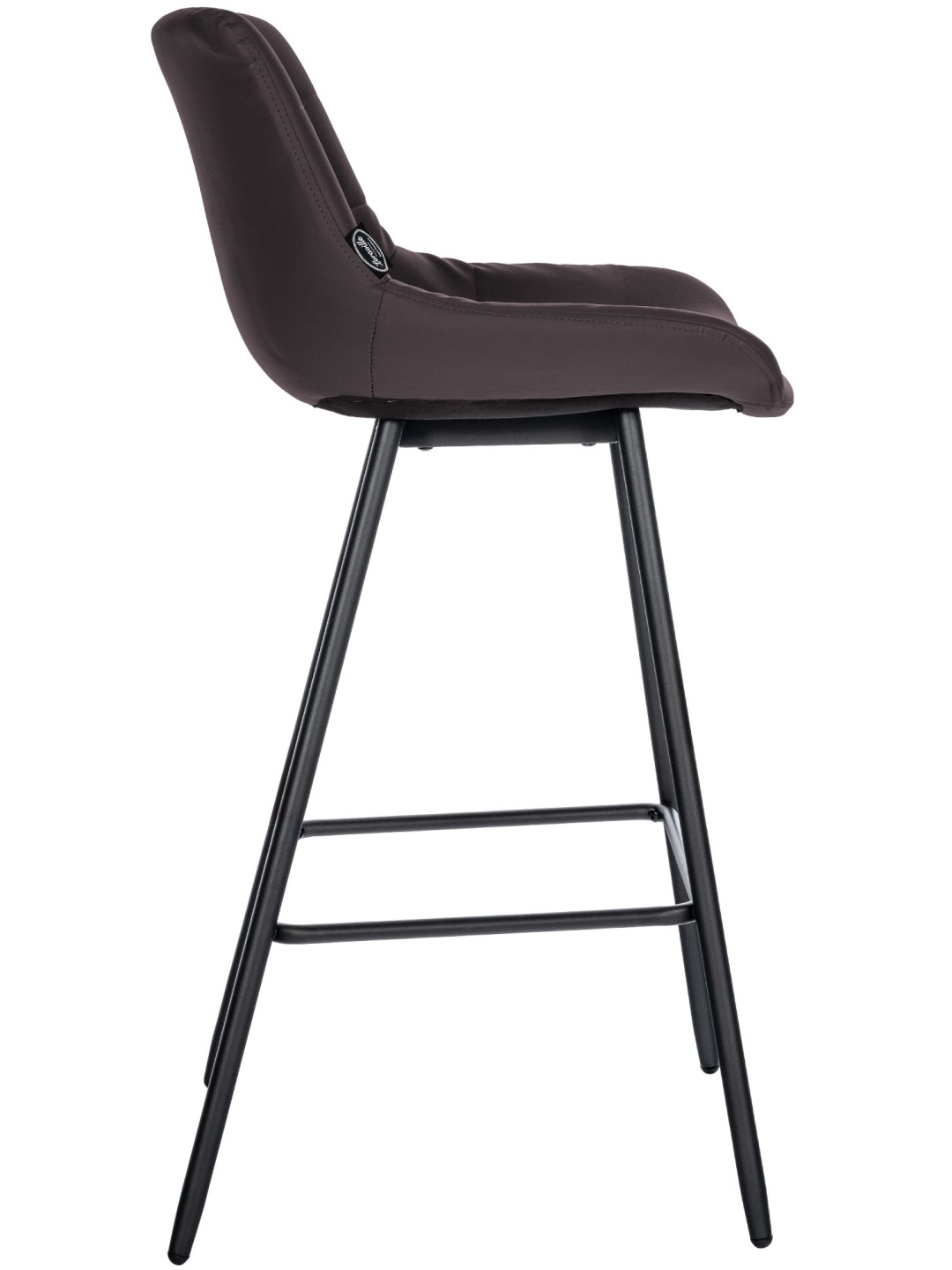 Barstol Weston imiteret læder, brun