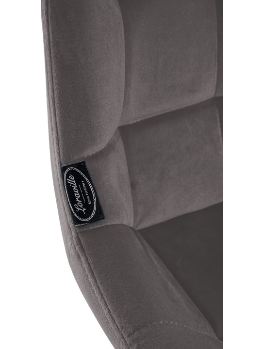 Barstol Weston velvet, grå