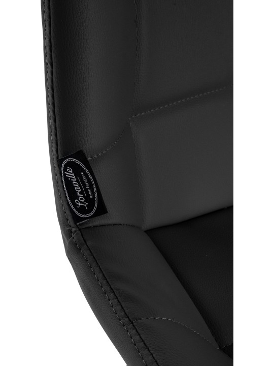 Weston drejelig barstol imiteret læder, sort Weston drejelig barstol imiteret læder, sort