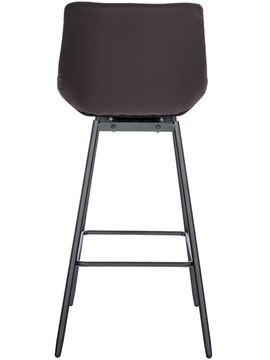 Weston drejelig barstol imiteret læder, brun