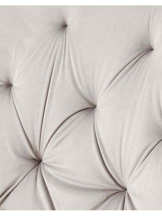 Wallace spisestuestol i fløjl, grå