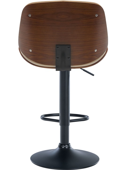 Sæt med 2 barstole Nova imiteret læder, valnød/creme Sæt med 2 barstole Nova imiteret læder, valnød/creme