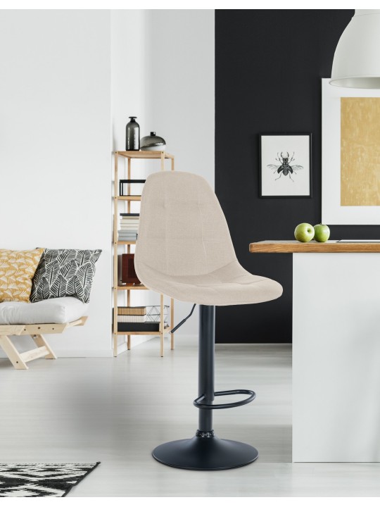 Barstol Elmore stof B, creme Barstol Elmore stof B, creme