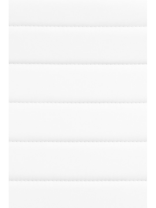 Kontorstol Havana imiteret læder, hvid