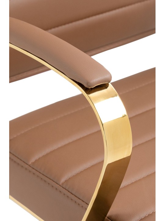 Kontorstol Havana imiteret læder, lysebrun Kontorstol Havana imiteret læder, lysebrun